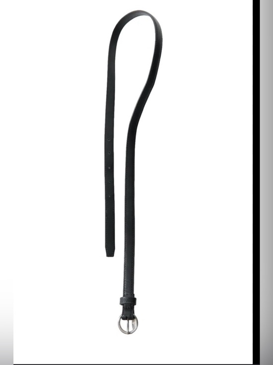 Other - Black Leather women Belt with Silver Buckle